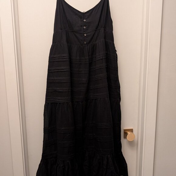 J. Crew Calliste Black Cotton Voile Dress 2X - runs large - Picture 5 of 5